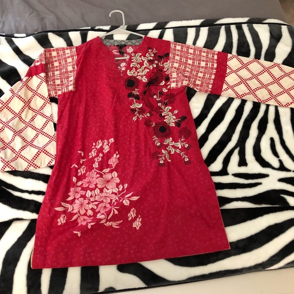 Ethnic by outfitters Tops - Pakistani/Indian Kurta with embroidery